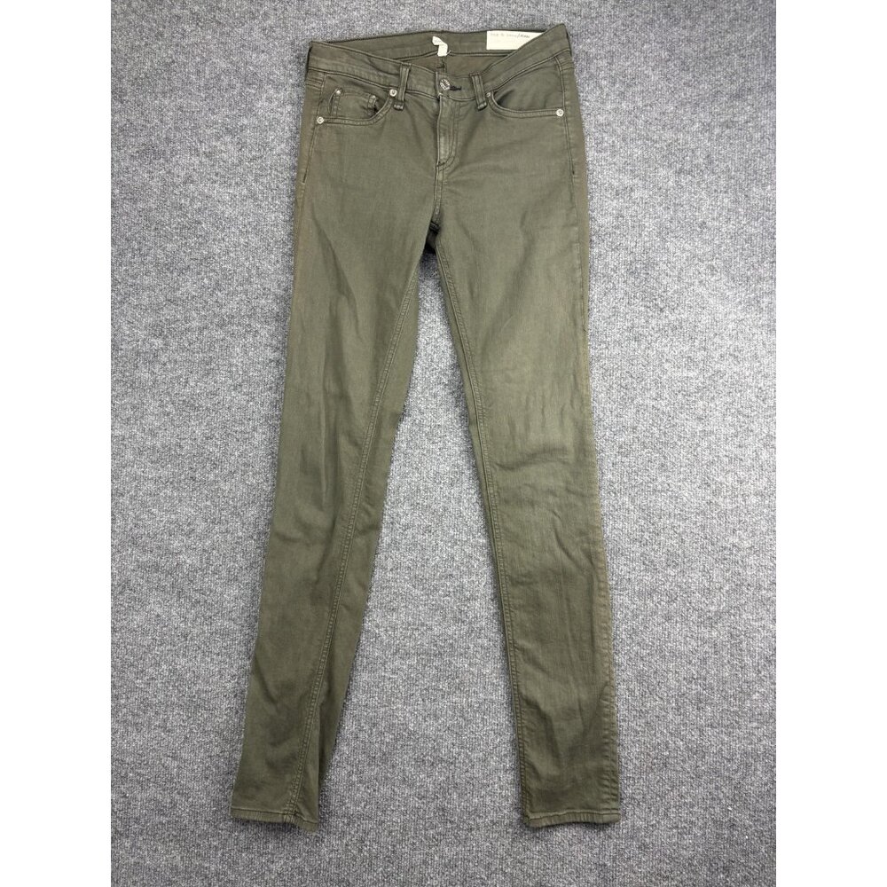 Rag & Bone Jeans Womens 26 Skinny Stretch Denim Dust Fatigue W15020337 Pants
